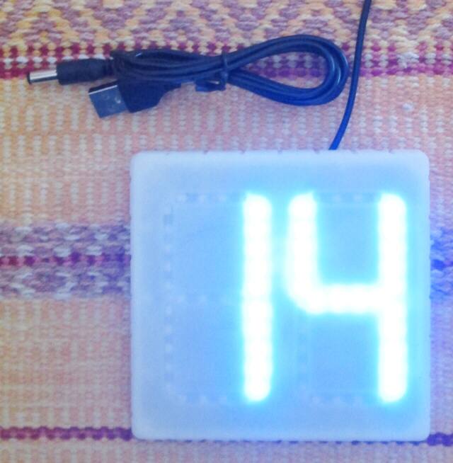 numero luminoso coda senza fili
